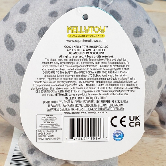 Squishmallow Isis the Spotted Seal 3.5" Clip UltraSoft Stuffed Sealife Plush NWT - Picture 12 of 12